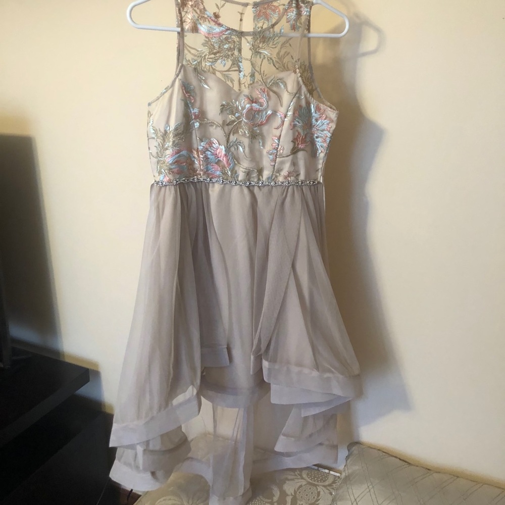 Beautiful sparkly tan dress